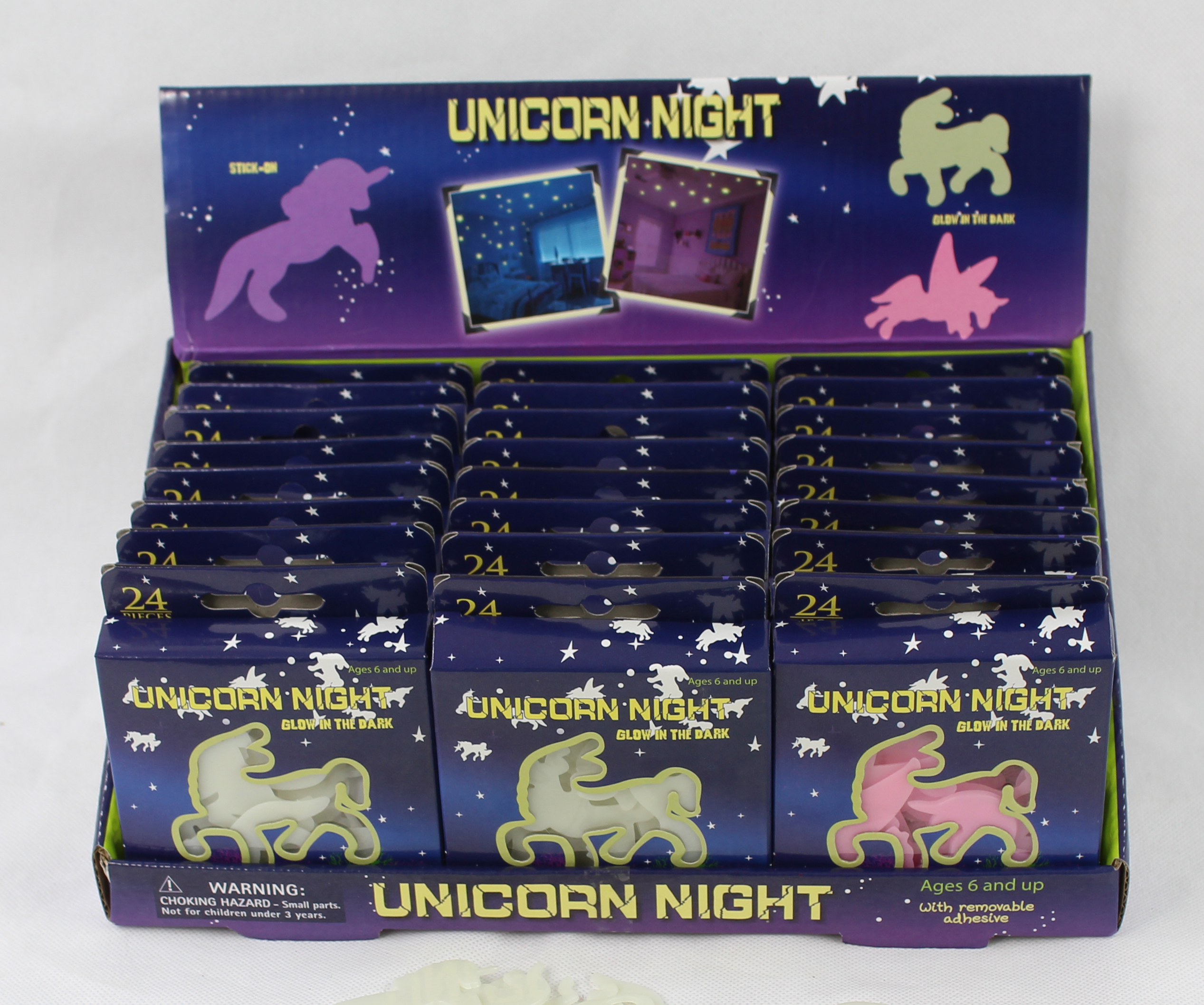 Glow Unicorn Ceiling Stickers